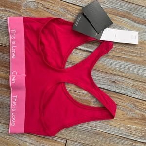 Calvin Klein sports bra. New with tags